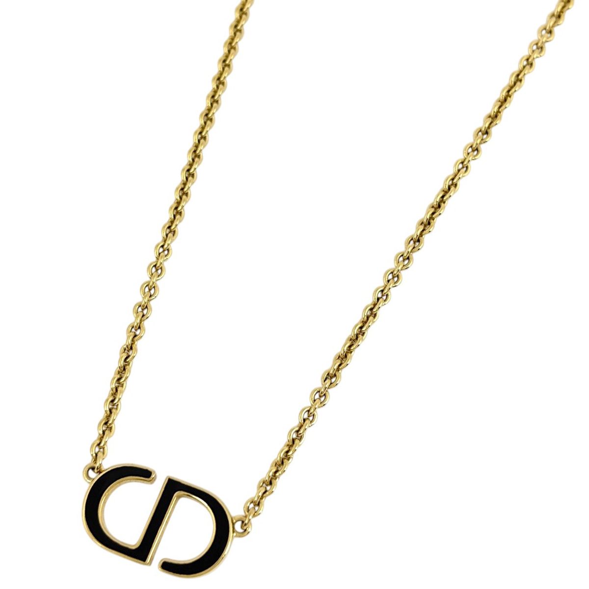 Dior Logo Necklace CD Gold Plated