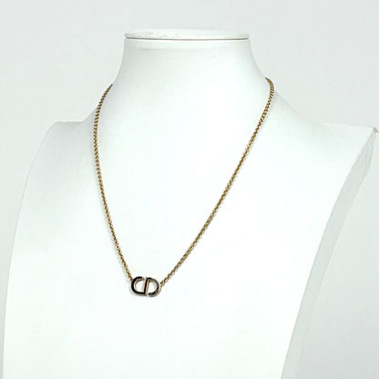 Dior Logo Necklace CD Gold Plated — view 4