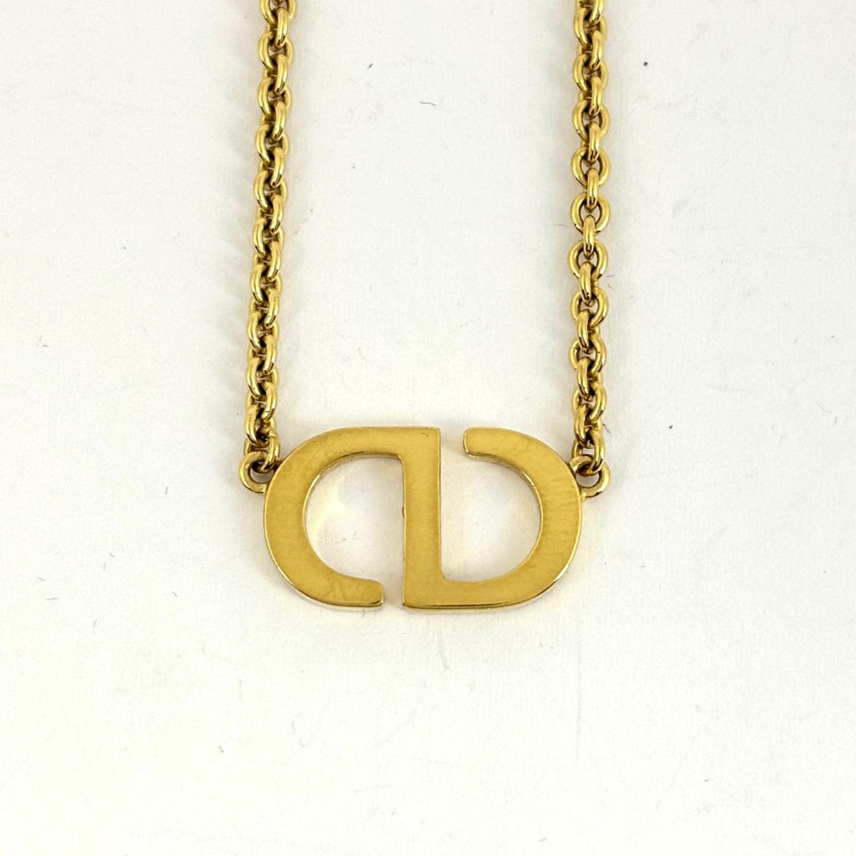 Dior Logo Necklace CD Gold Plated — view 2