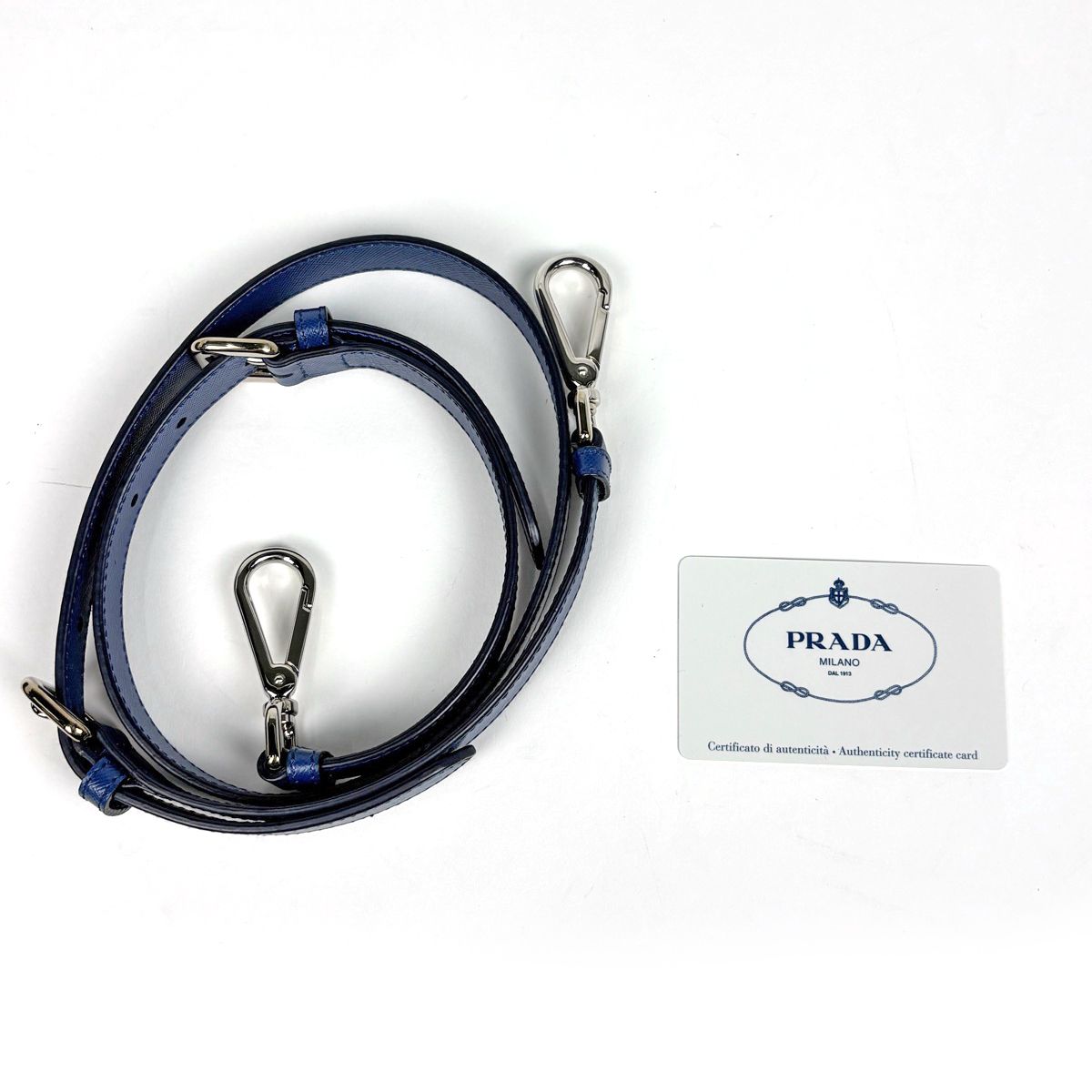 Prada Handbag 2-Way Fabric Brown Blue — view 7