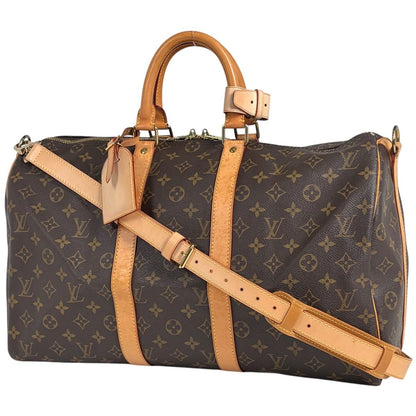 Louis Vuitton Keepall Bandouliere 45 2-Way Boston Bag Monogram Brown