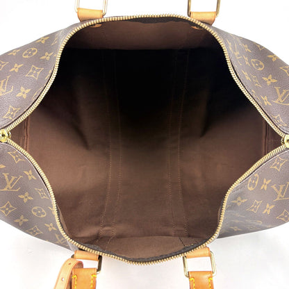 Louis Vuitton Keepall Bandouliere 45 2-Way Boston Bag Monogram Brown — view 7