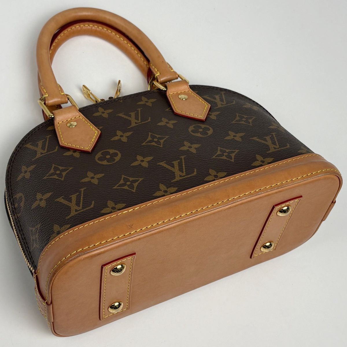 Louis Vuitton Alma BB Shoulder Bag 2-Way Monogram Brown — view 2
