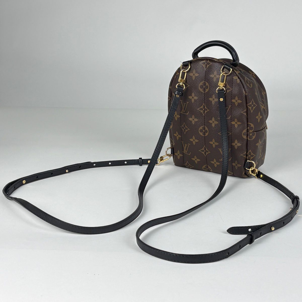 Louis Vuitton Palm Springs Backpack Mini Monogram Brown — view 2