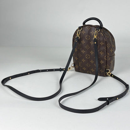 Louis Vuitton Palm Springs Backpack Mini Monogram Brown — view 2