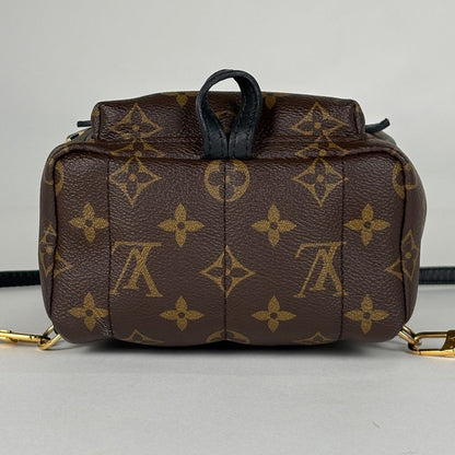 Louis Vuitton Palm Springs Backpack Mini Monogram Brown — view 3