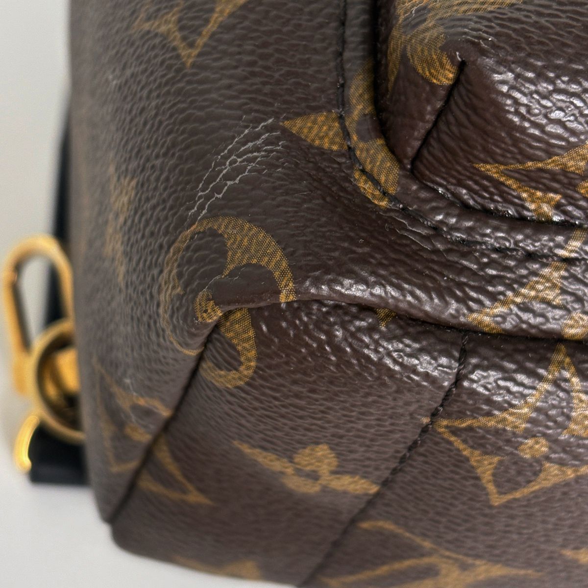 Louis Vuitton Palm Springs Backpack Mini Monogram Brown — view 4