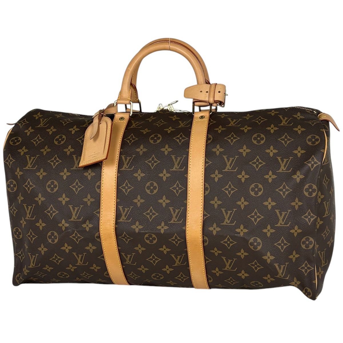 Louis Vuitton Keepall 50 Boston Bag Monogram Brown