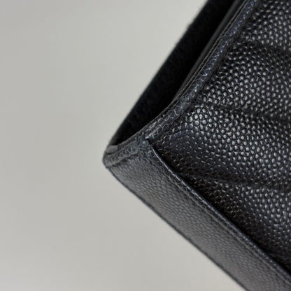 Saint Laurent Yves Cassandra Classic Chain Wallet 2-Way Shoulder Bag Leather — view 3