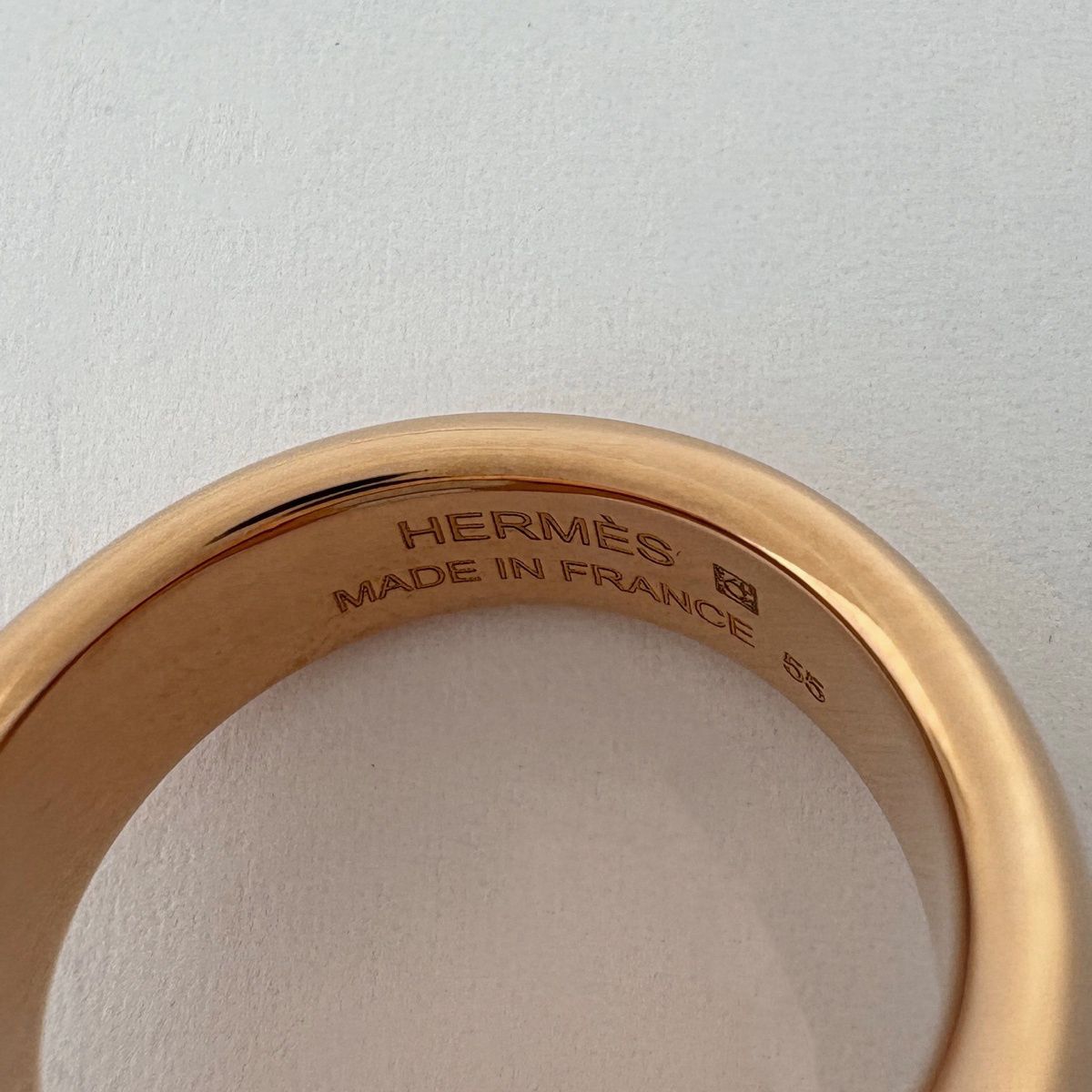 Hermes Joquette Ring Pink Gold Black — view 5