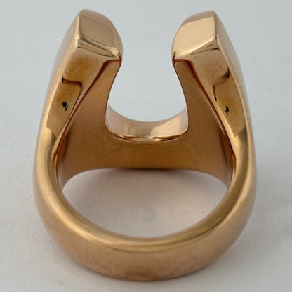 Hermes Joquette Ring Pink Gold Black — view 4