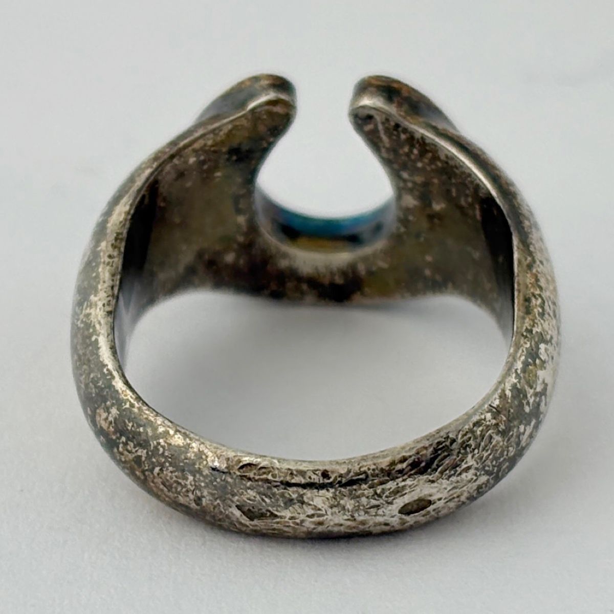 Hermes Horse Shoe Ring 925 Sterling Silver — view 4