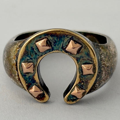 Hermes Horse Shoe Ring 925 Sterling Silver — view 2