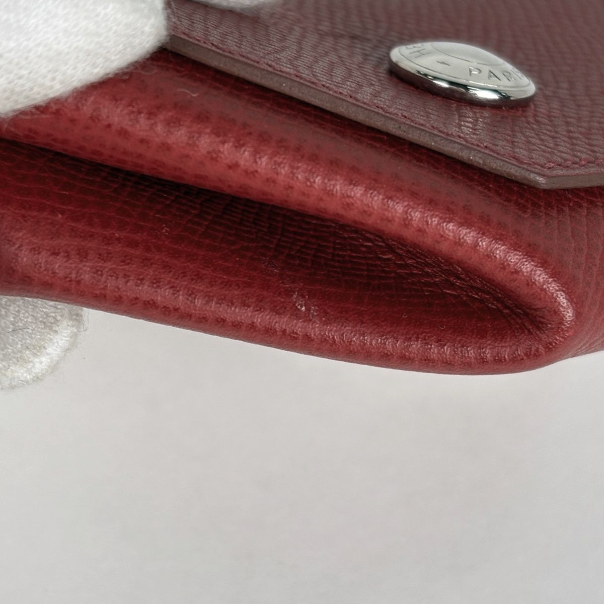 Hermes Levain Quatre Coin Purse Veau Epsom — view 3