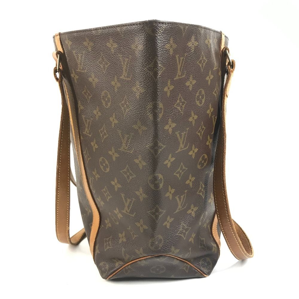 Louis Vuitton Shoulder Bag Sac Shopping Monogram Canvas Brown — view 4