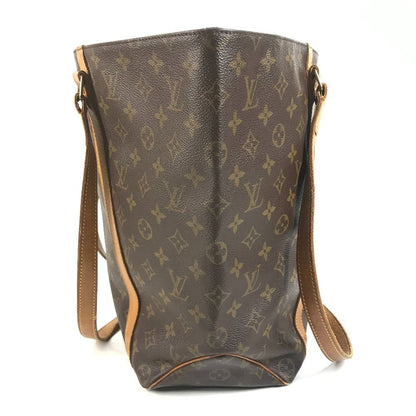 Louis Vuitton Shoulder Bag Sac Shopping Monogram Canvas Brown — view 4