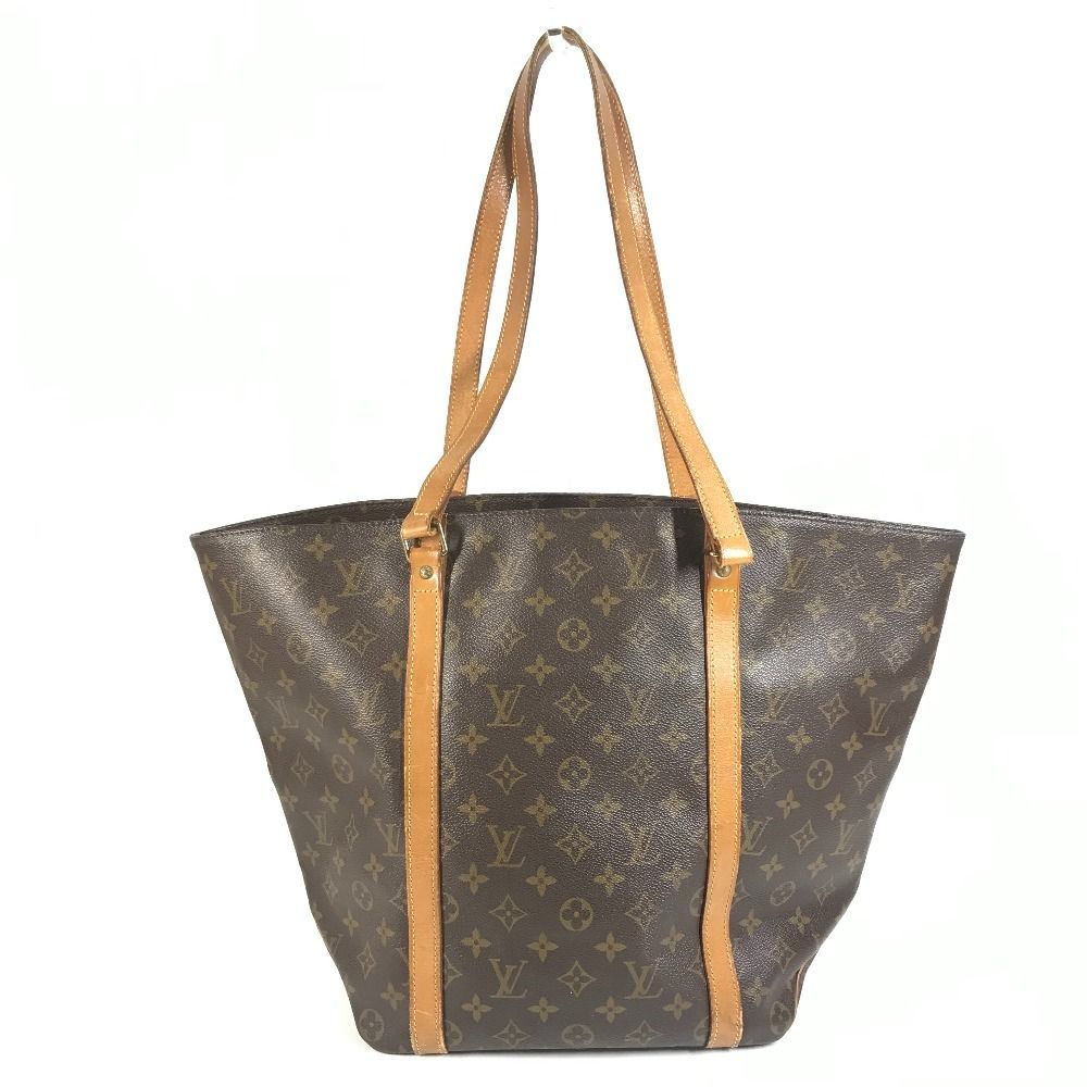 Louis Vuitton Shoulder Bag Sac Shopping Monogram Canvas Brown — view 2