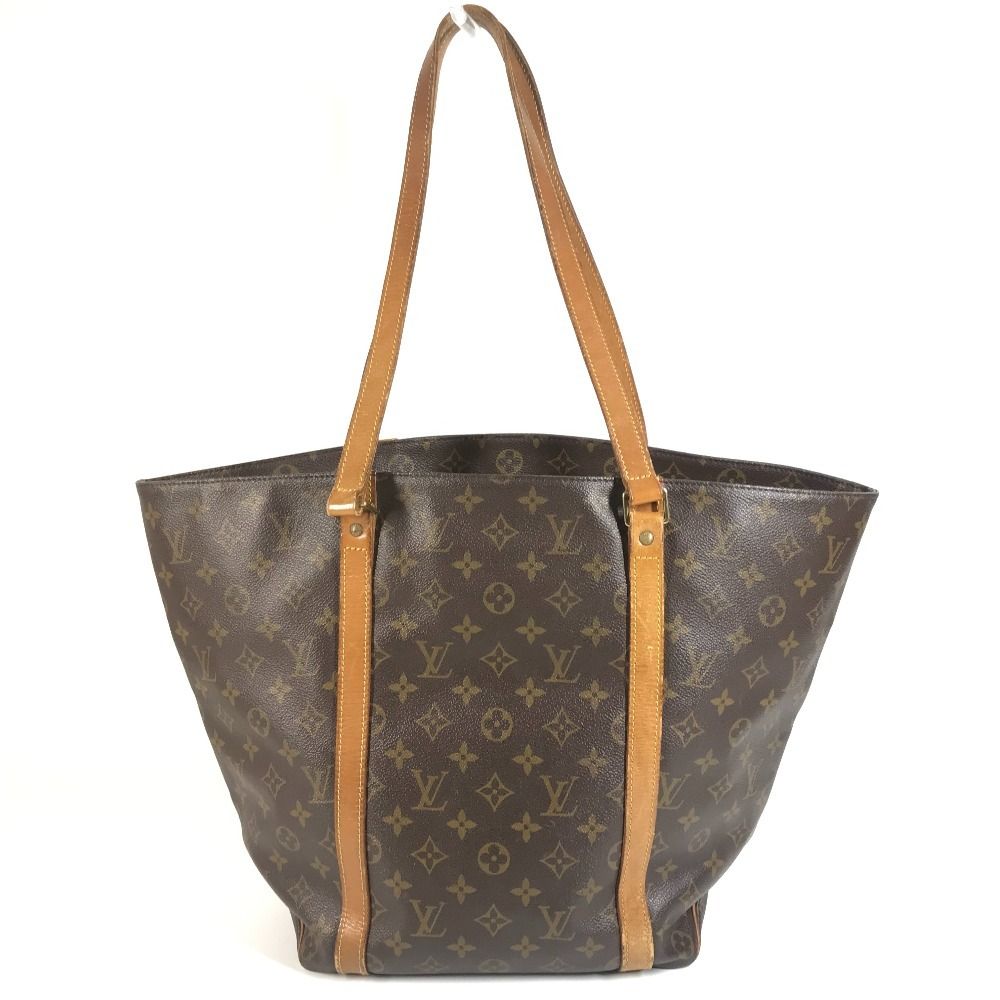 Louis Vuitton Shoulder Bag Sac Shopping Monogram Canvas Brown