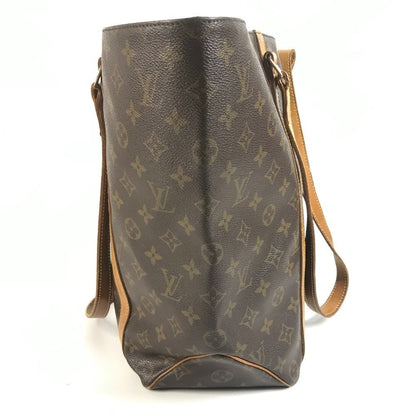 Louis Vuitton Shoulder Bag Sac Shopping Monogram Canvas Brown — view 3