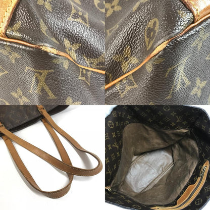 Louis Vuitton Shoulder Bag Sac Shopping Monogram Canvas Brown — view 8