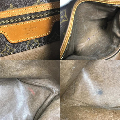 Louis Vuitton Shoulder Bag Sac Shopping Monogram Canvas Brown — view 9