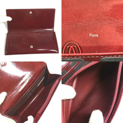 Cartier Wallet Happy Birthday Logo Patent Leather — view 8