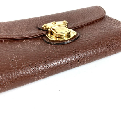 Louis Vuitton Wallet Portefeuille Amelia Monogram Mahina Brown — view 5