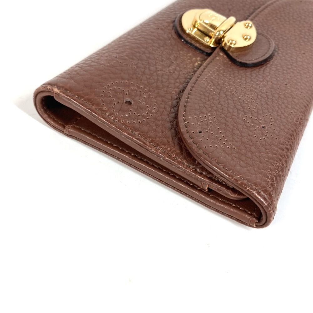 Louis Vuitton Wallet Portefeuille Amelia Monogram Mahina Brown — view 3