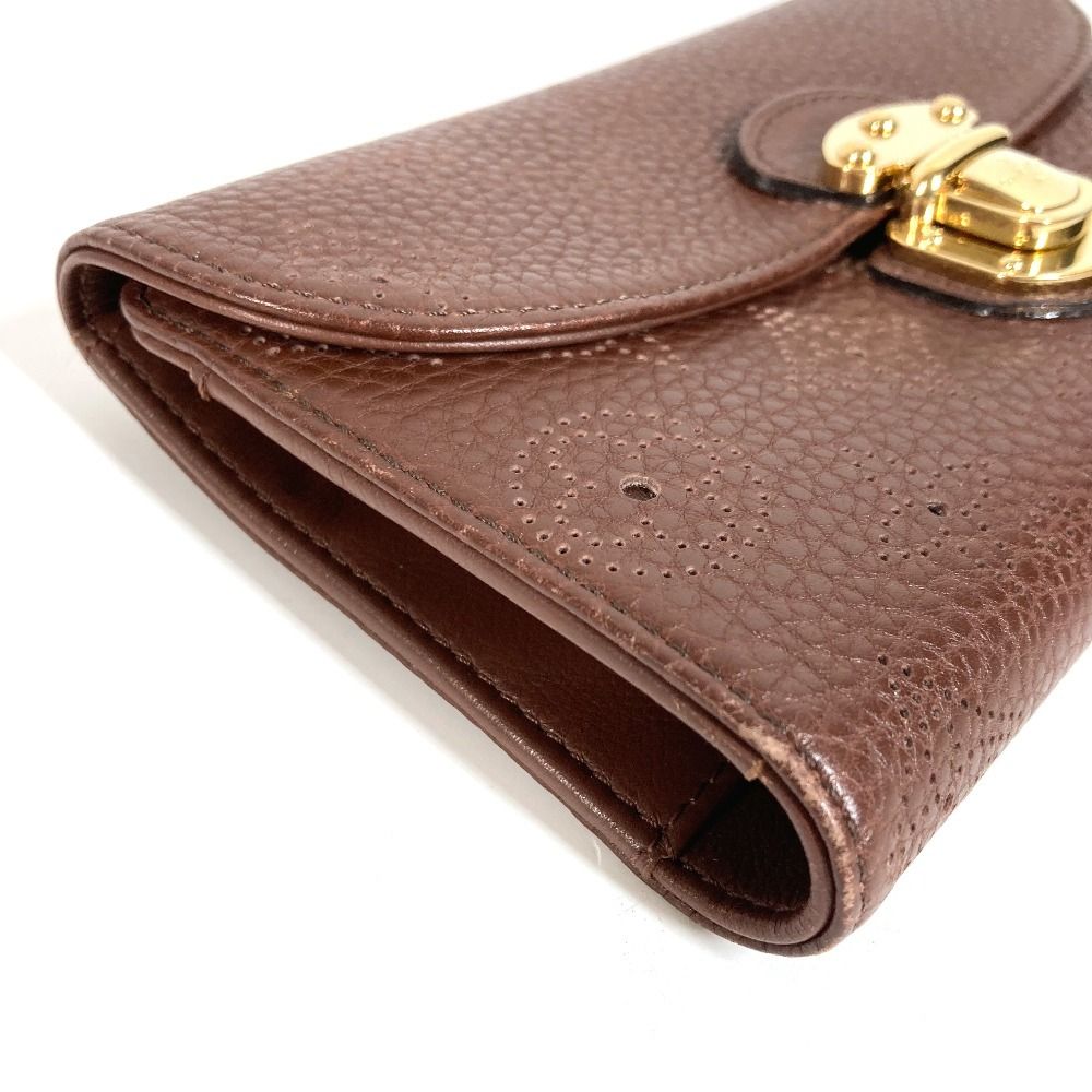 Louis Vuitton Wallet Portefeuille Amelia Monogram Mahina Brown — view 6