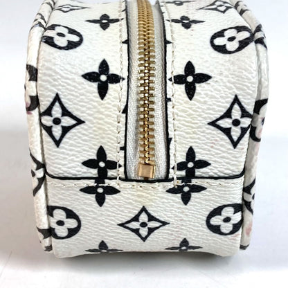 Louis Vuitton Pouch Porte-Monnaie Cube Monogram Giant Canvas White — view 4