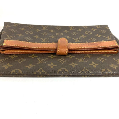 Louis Vuitton Clutch Pochette Prianto Monogram Canvas Brown — view 5