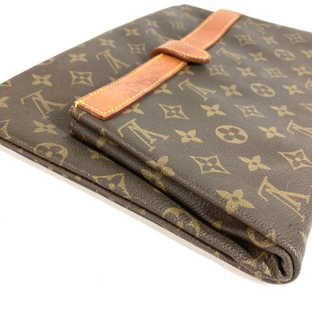 Louis Vuitton Clutch Pochette Prianto Monogram Canvas Brown — view 3