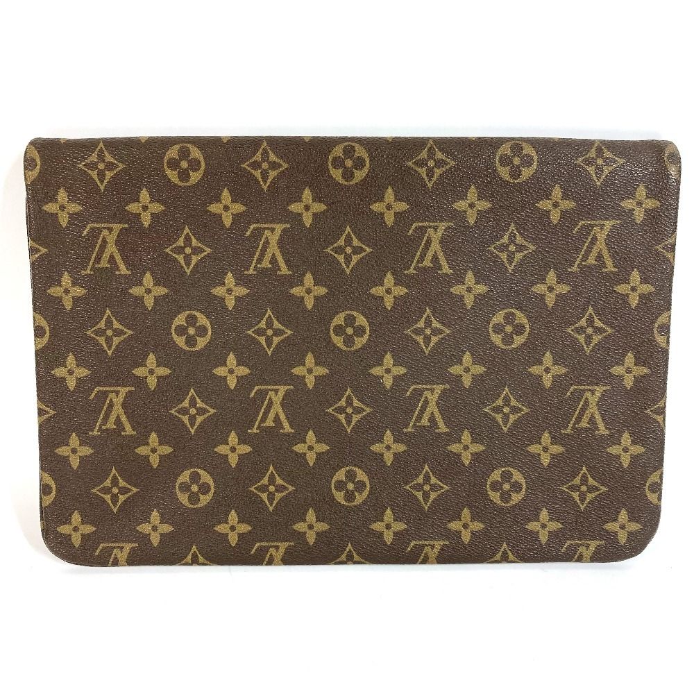 Louis Vuitton Clutch Pochette Prianto Monogram Canvas Brown — view 2
