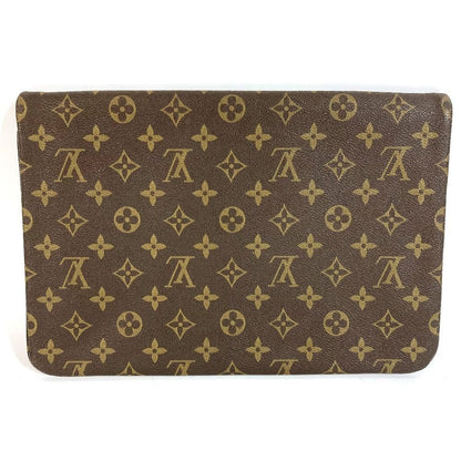 Louis Vuitton Clutch Pochette Prianto Monogram Canvas Brown — view 2