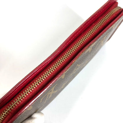 Louis Vuitton Wallet Porto Monet Zip Monogram Cherry Canvas Brown — view 8