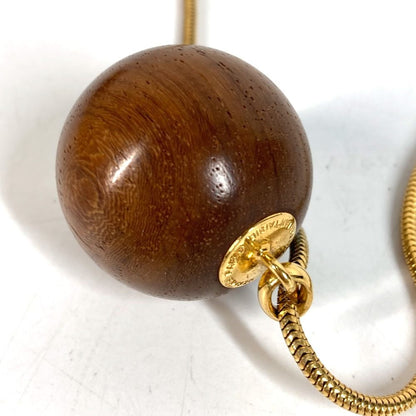Hermes Necklace Series Wood Ball Gold — view 7
