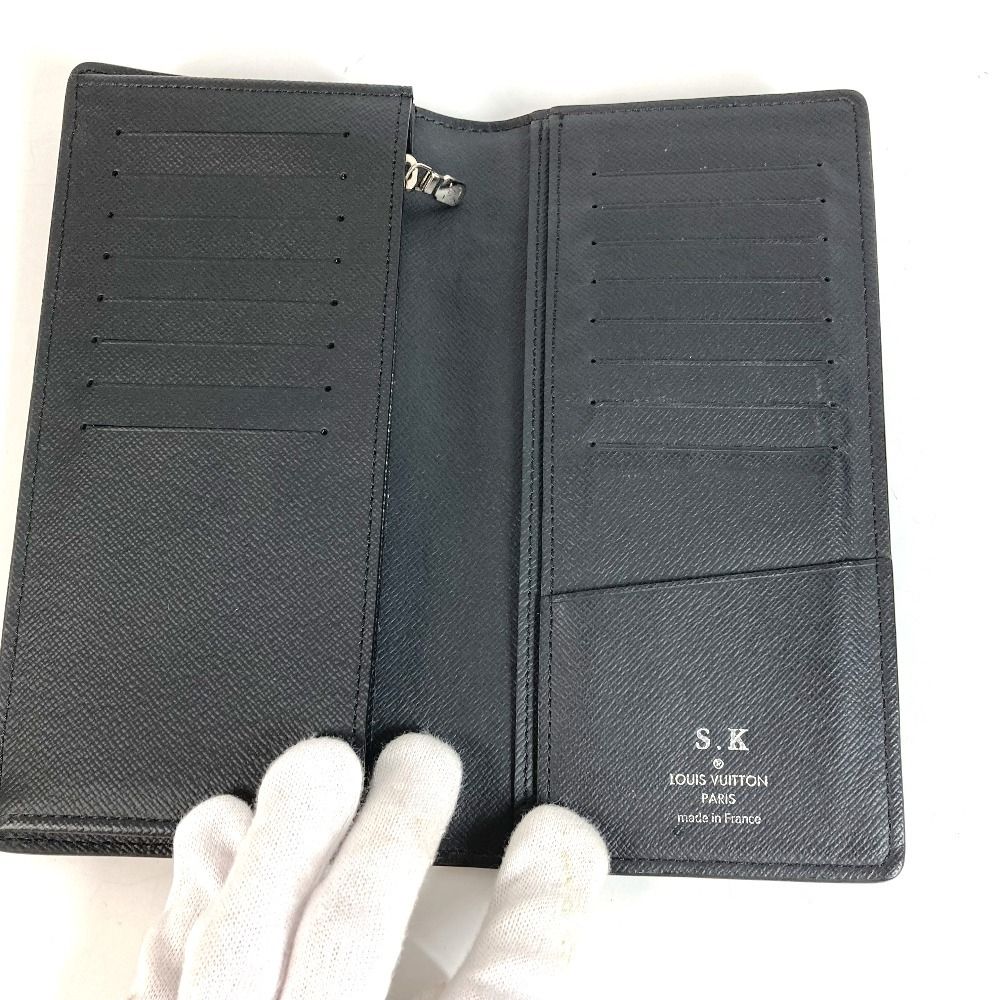 Louis Vuitton Wallet Portefeuille Brazza Epi Leather Noir Black — view 8