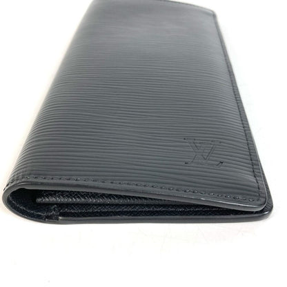 Louis Vuitton Wallet Portefeuille Brazza Epi Leather Noir Black — view 5