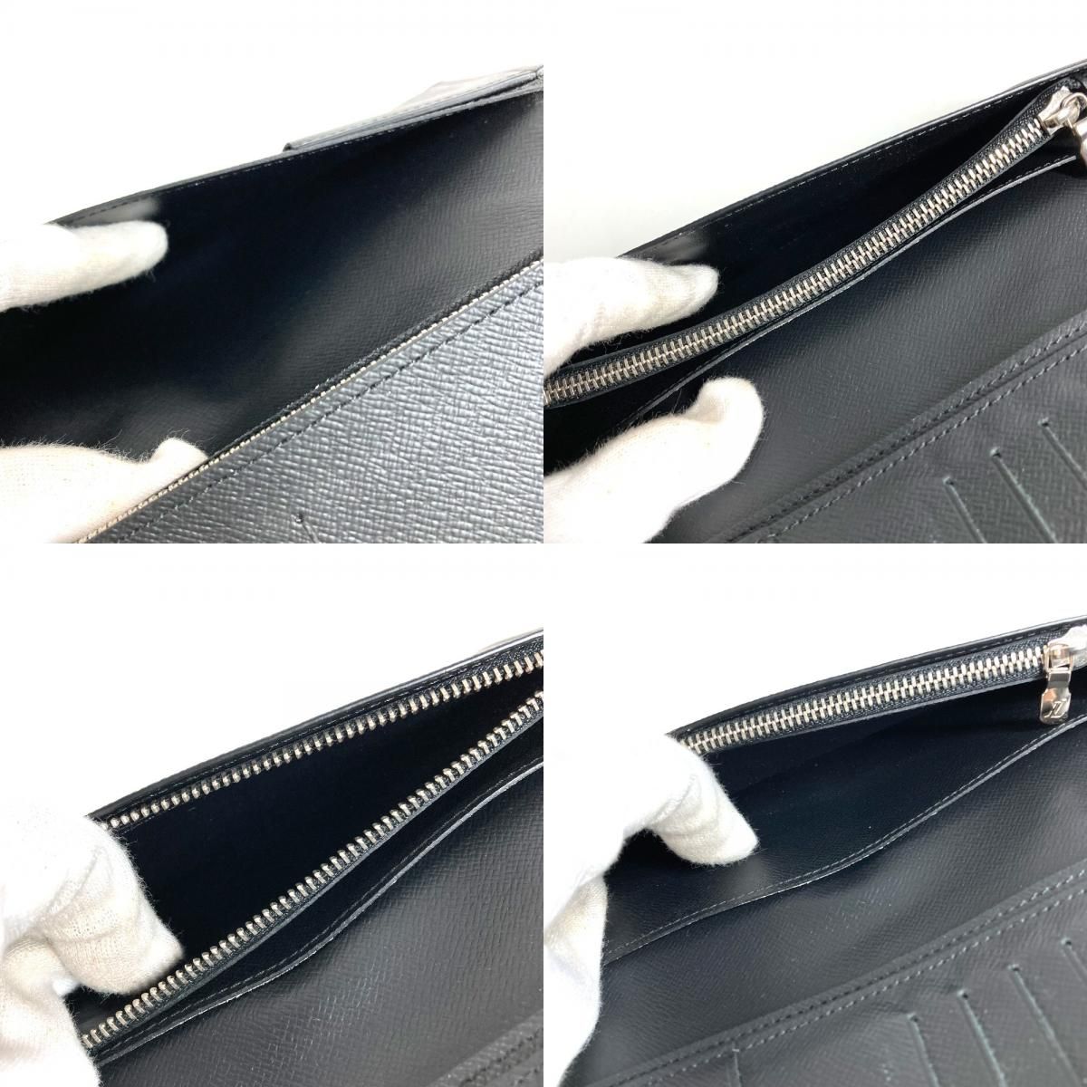 Louis Vuitton Wallet Portefeuille Brazza Epi Leather Noir Black — view 9