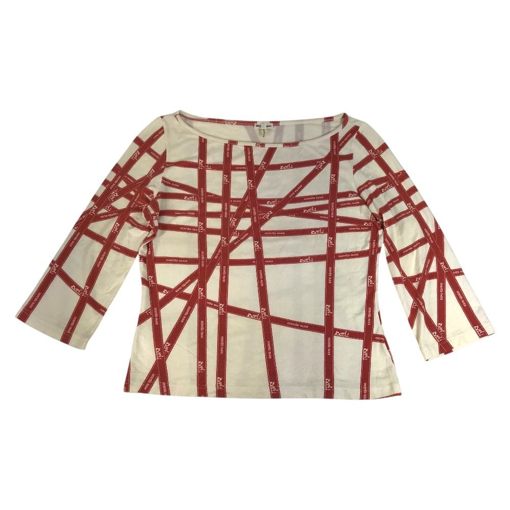 Hermes Top Allover Logo Bolduc Ribbon Rayon
