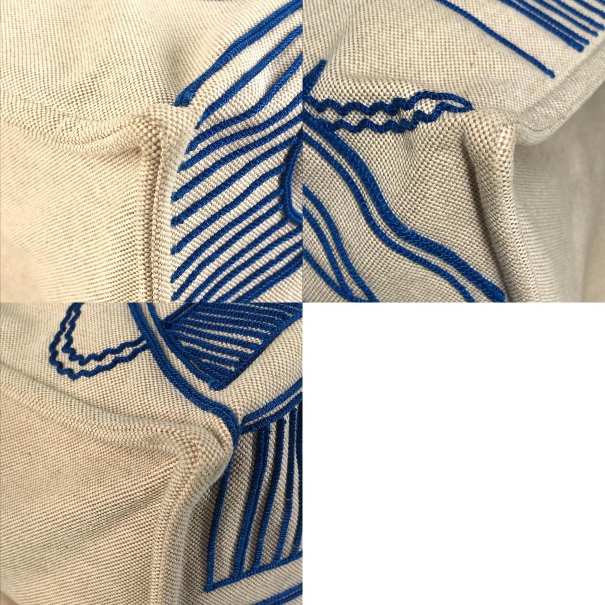 Hermes Shoulder Bag Thalassa Logo Cotton Beige — view 9