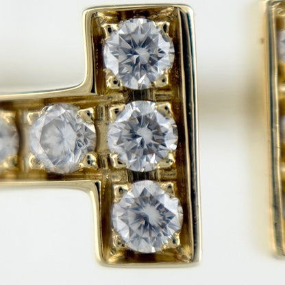 Tiffany & Co T Wire Diamond Ring YG Yellow Gold — view 2