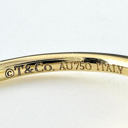 Tiffany & Co T Wire Diamond Ring YG Yellow Gold — view 7