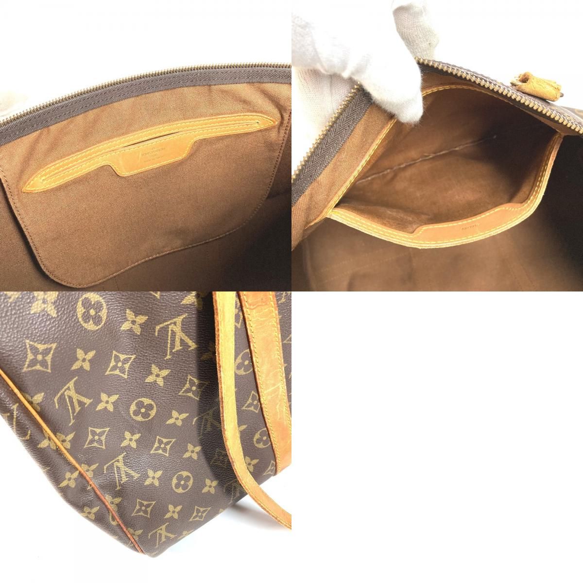 Louis Vuitton Shoulder Bag Monogram Canvas Brown — view 9