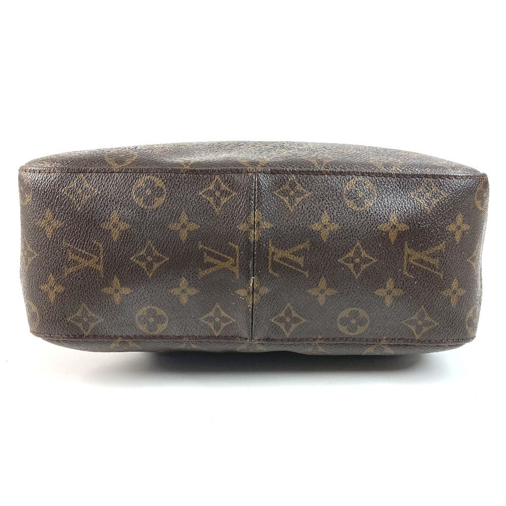 Louis Vuitton Shoulder Bag Looping GM Monogram Canvas Brown — view 5
