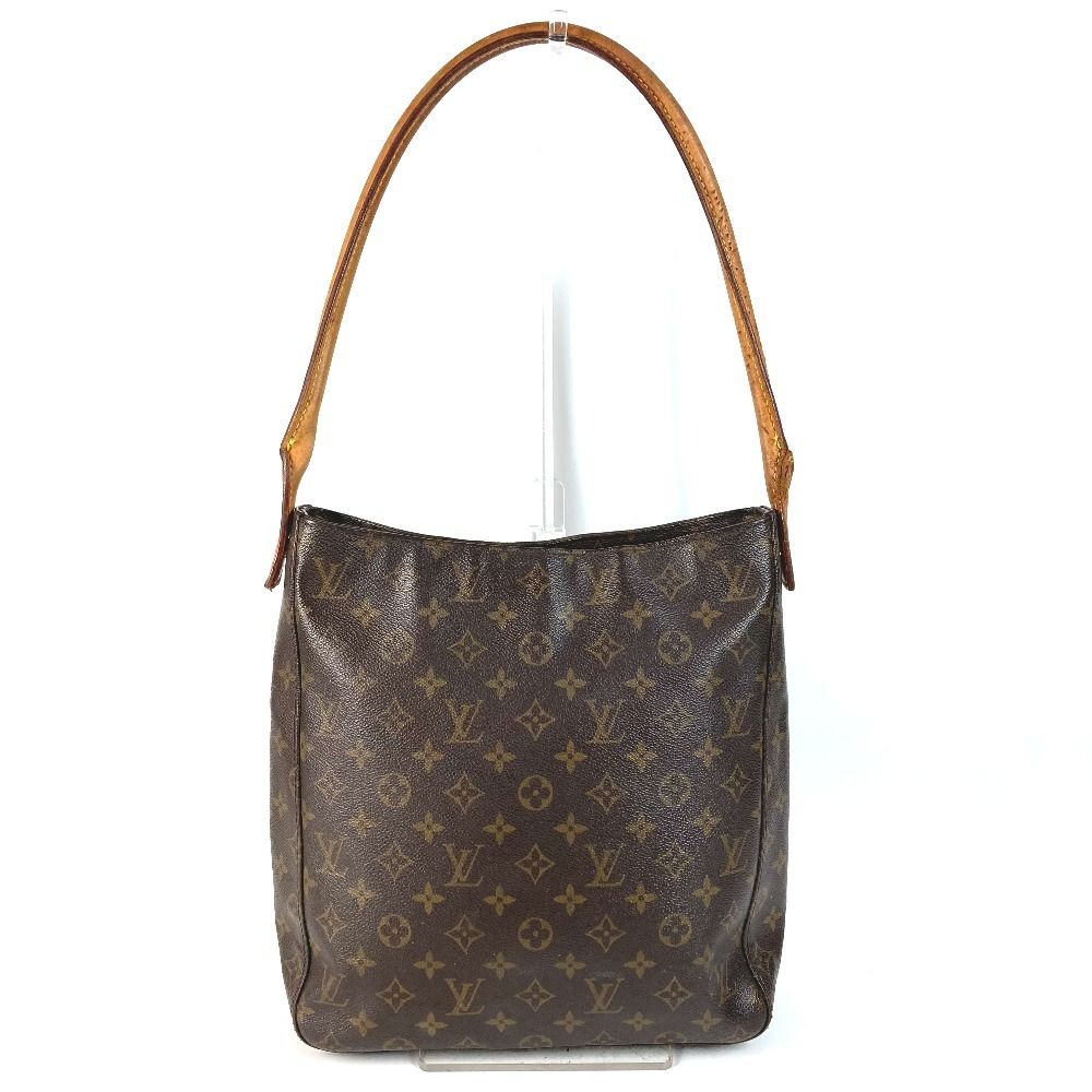 Louis Vuitton Shoulder Bag Looping GM Monogram Canvas Brown — view 2