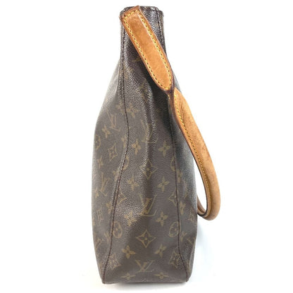 Louis Vuitton Shoulder Bag Looping GM Monogram Canvas Brown — view 3