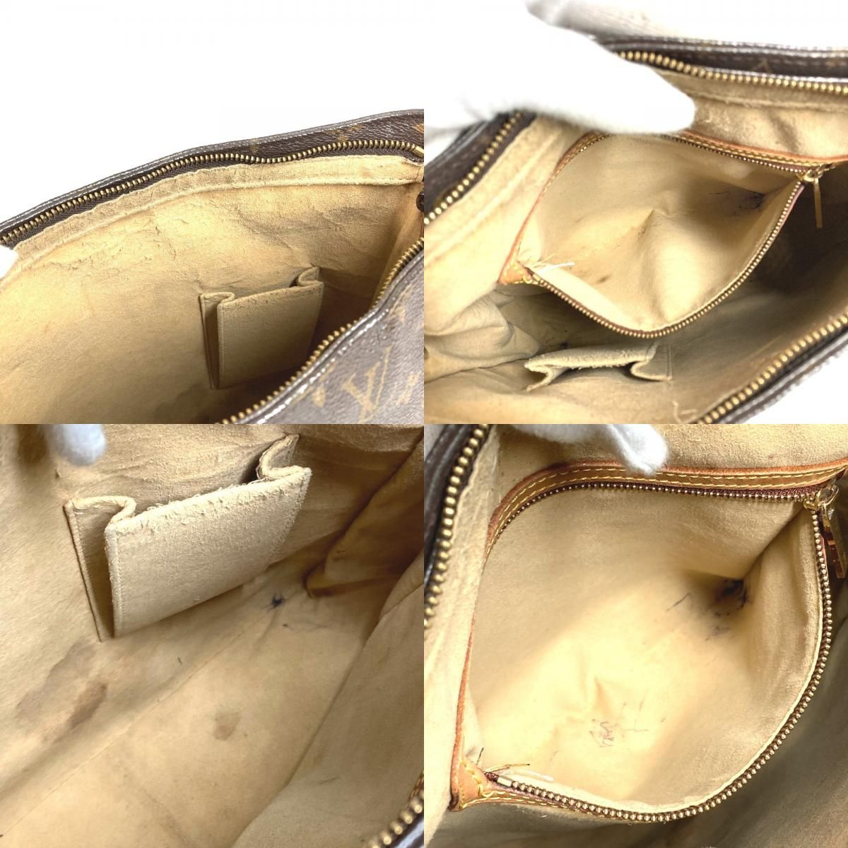 Louis Vuitton Shoulder Bag Looping GM Monogram Canvas Brown — view 8