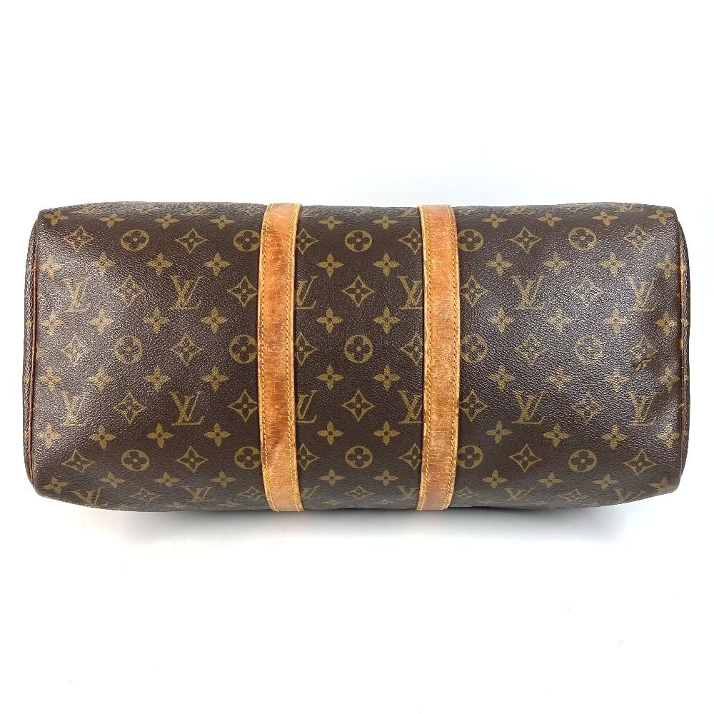 Louis Vuitton Boston Bag Keepall 45 Monogram Canvas Brown — view 5