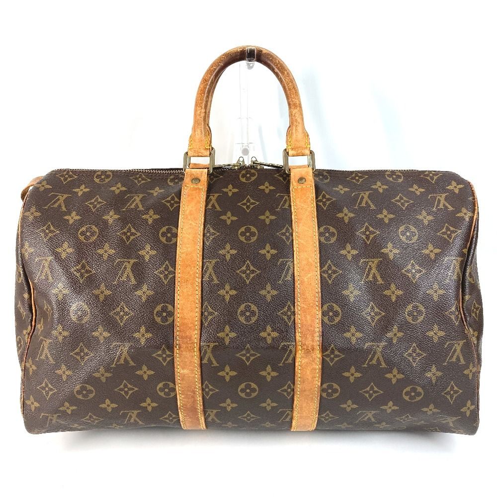 Louis Vuitton Boston Bag Keepall 45 Monogram Canvas Brown — view 2